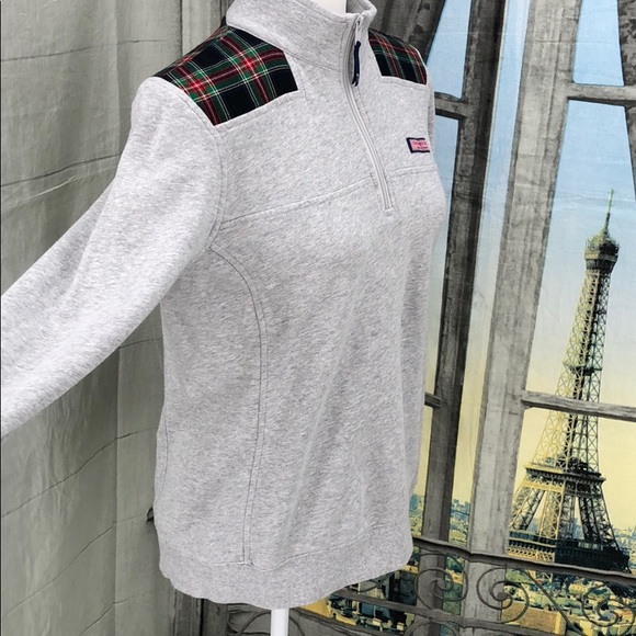 Vineyard Vines 1/4-Zip Tartan Shep Shirt Size S - Picture 4 of 8